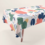 Abstract organic nature art pattern Tablecloth Gallery Image 1