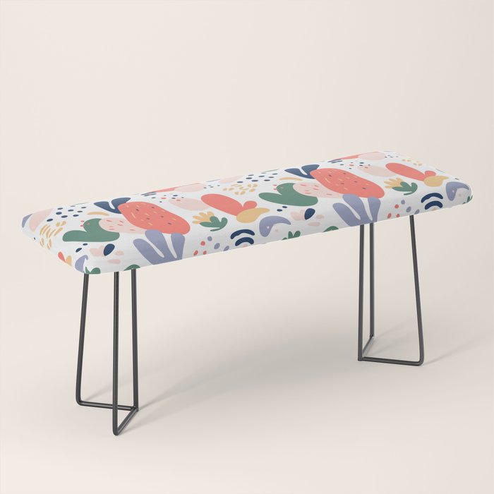 Abstract organic nature art pattern Bench Gallery Image 1