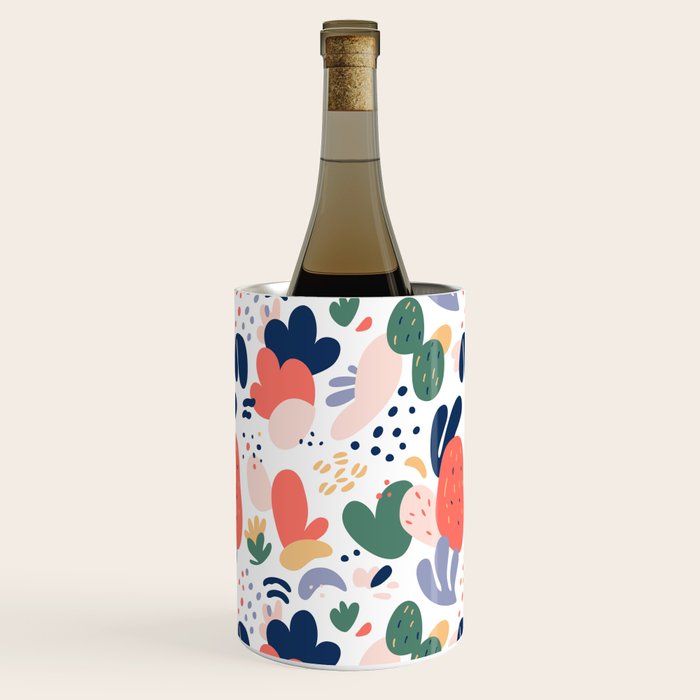 Abstract organic nature art pattern Wine Chiller Gallery Image 1