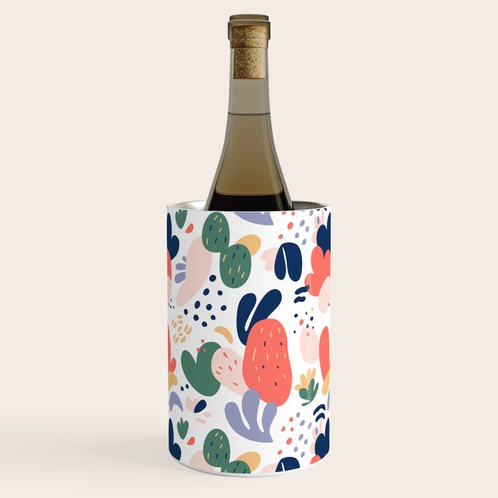 Abstract organic nature art pattern Wine Chiller Gallery Image 2