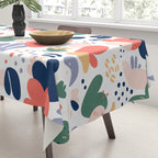 Abstract organic nature art pattern Tablecloth Gallery Image 3