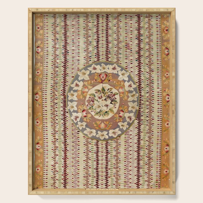 Saltillo North Mexican Serape Floral Blanket Print Serving Tray