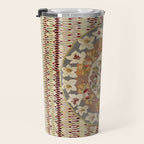 Saltillo North Mexican Serape Floral Blanket Print Travel Mug Gallery Image 3