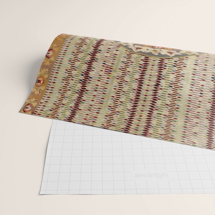 Saltillo North Mexican Serape Floral Blanket Print Wrapping Paper Gallery Image 2