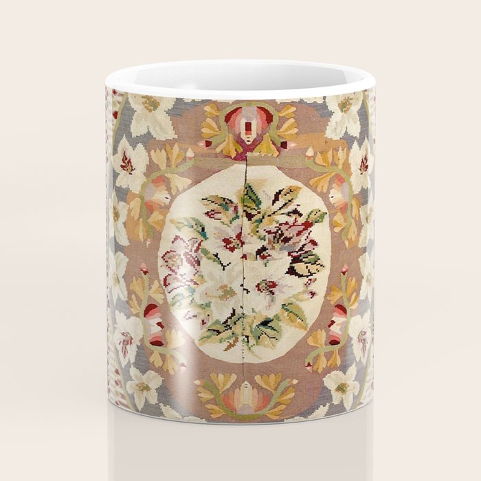 Saltillo North Mexican Serape Floral Blanket Print Coffee Mug Gallery Image 4