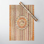 Saltillo North Mexican Serape Floral Blanket Print Wrapping Paper Gallery Image 1