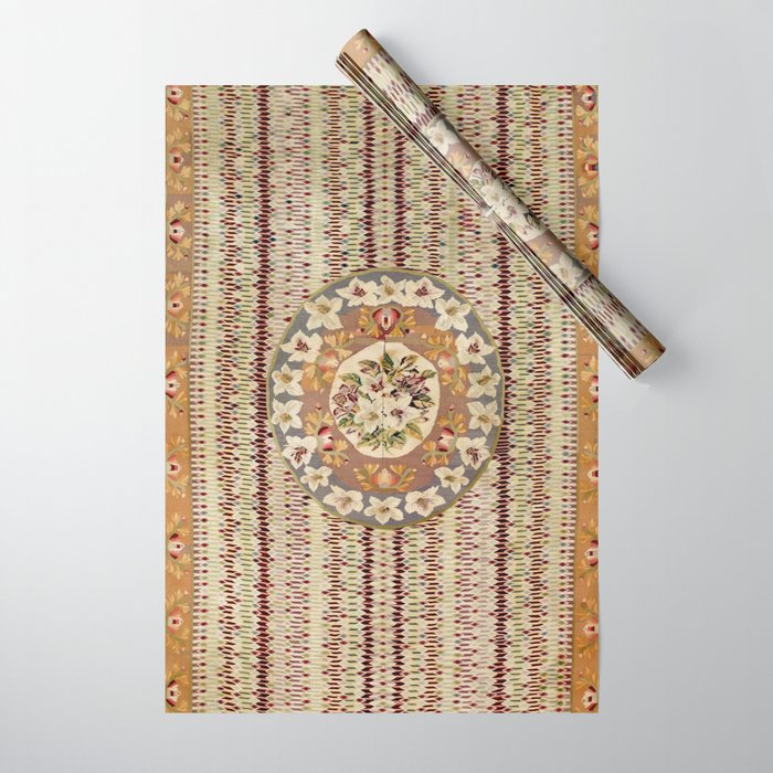 Saltillo North Mexican Serape Floral Blanket Print Wrapping Paper Gallery Image 1
