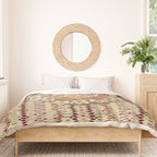 Saltillo North Mexican Serape Floral Blanket Print Duvet Cover Gallery Image 3
