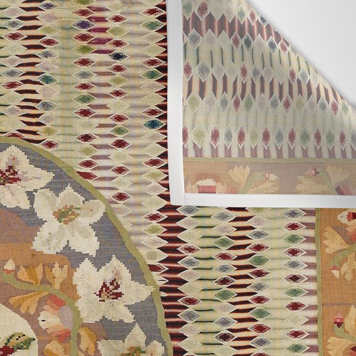 Saltillo North Mexican Serape Floral Blanket Print Wall Tapestry Gallery Image 3
