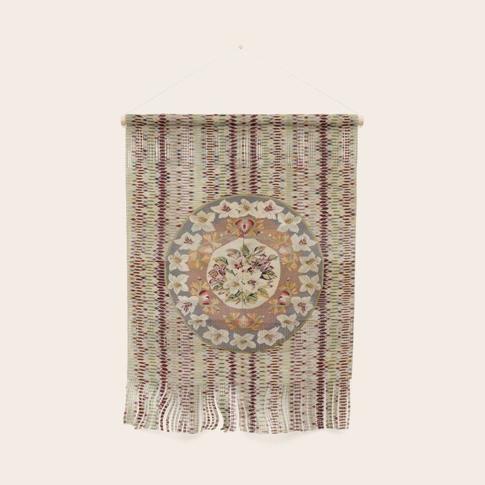 Saltillo North Mexican Serape Floral Blanket Print Wall Hanging Gallery Image 1