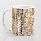 Saltillo North Mexican Serape Floral Blanket Print Coffee Mug Gallery Image 3