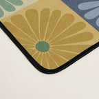 Retro Flowers Check Pattern XXI Desk Mat Gallery Image 4