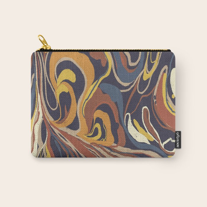 Retro marble #3 Carry All Pouch Gallery Image 1