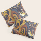 Retro marble #3 Pillow Sham Gallery Image 3
