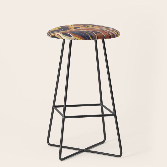 Retro marble #3 Stool Gallery Image 1