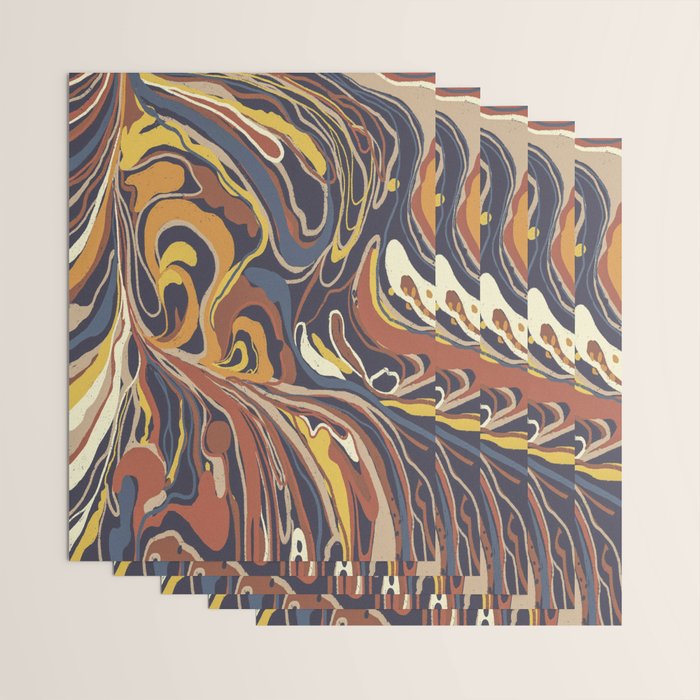 Retro marble #3 Wrapping Paper Gallery Image 3