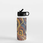 Retro marble #3 Water Bottle Gallery Image 1
