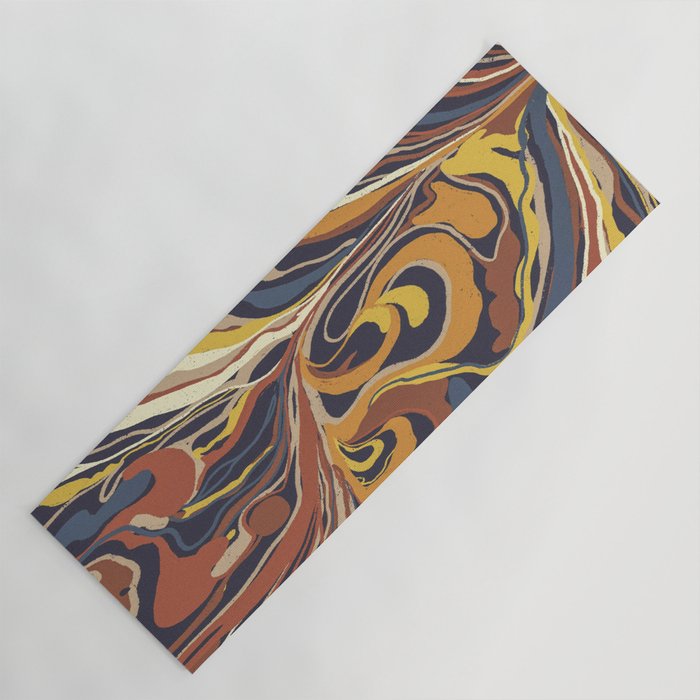 Retro marble #3 Yoga Mat Gallery Image 1