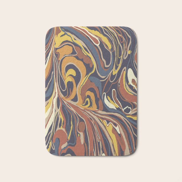 Retro marble #3 Bath Mat Gallery Image 1
