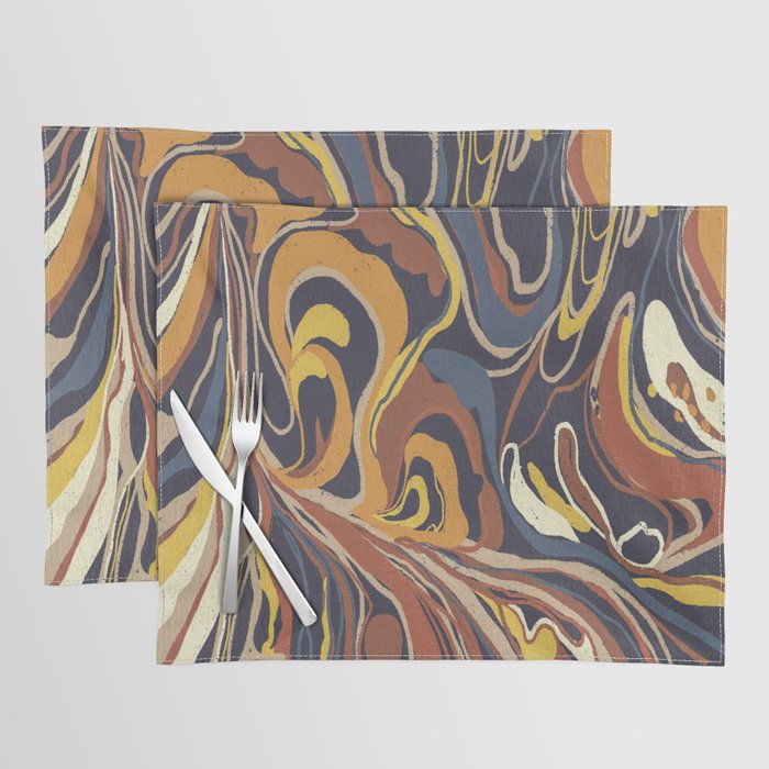 Retro marble #3 Placemat Gallery Image 1