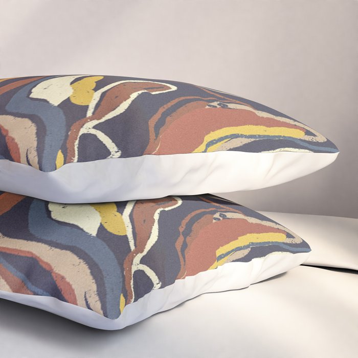 Retro marble #3 Pillow Sham Gallery Image 3