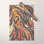 Retro marble #3 Wrapping Paper Gallery Image 1