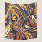 Retro marble #3 Wall Tapestry Gallery Image 4