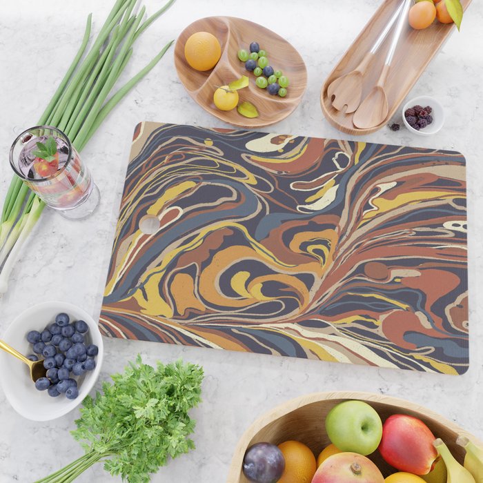 Retro marble #3 Cutting Board Gallery Image 2