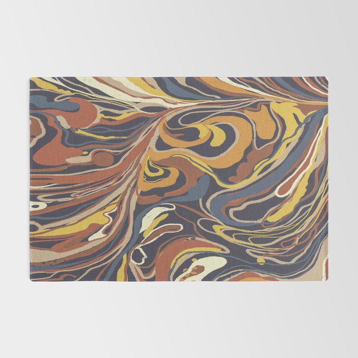 Retro marble #3 Rug Gallery Image 2