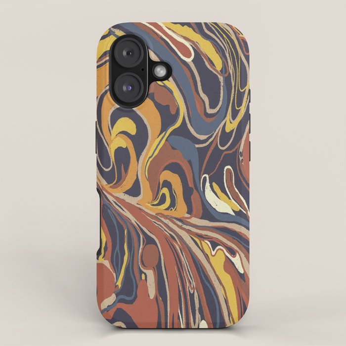 Retro marble #3 iPhone Case Gallery Image 1