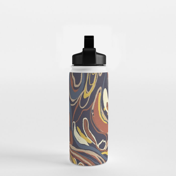 Retro marble #3 Water Bottle Gallery Image 2