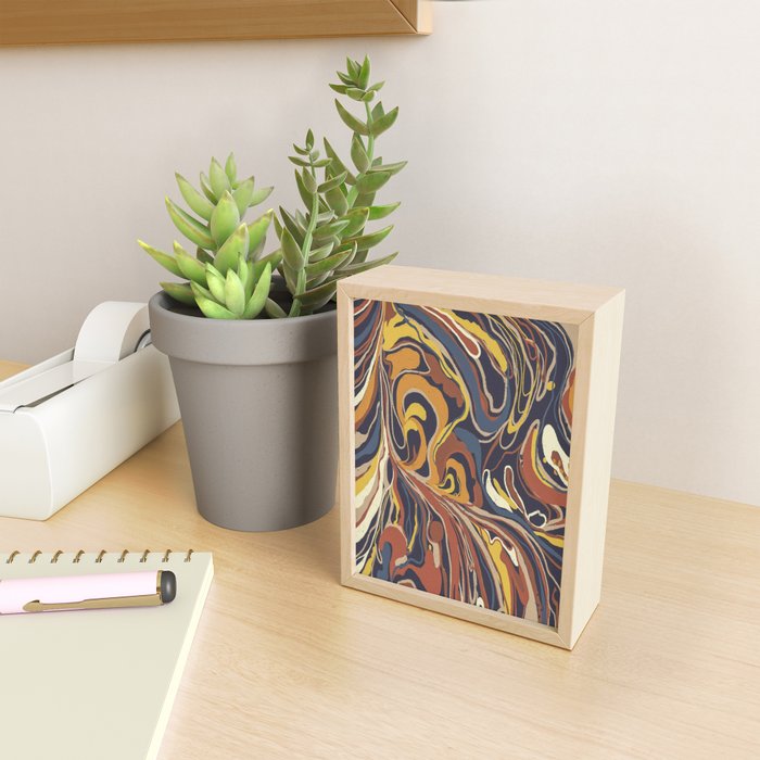 Retro marble #3 Mini Art Print Gallery Image 2