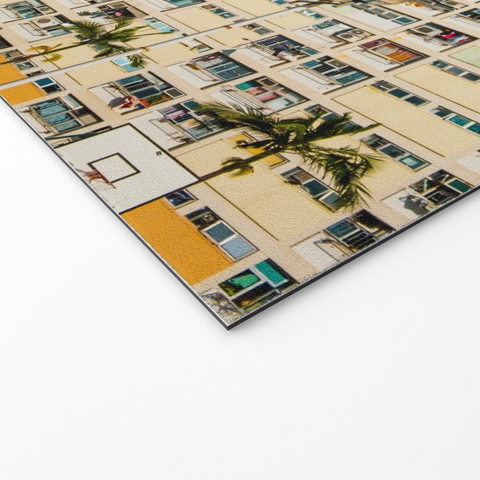 Colorful building Facade in Hong Kong - pastel color - Basketball court, Hongkong Welcome Mat Gallery Image 2