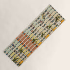Colorful building Facade in Hong Kong - pastel color - Basketball court, Hongkong Yoga Mat Gallery Image 1