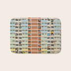 Colorful building Facade in Hong Kong - pastel color - Basketball court, Hongkong Bath Mat Gallery Image 1
