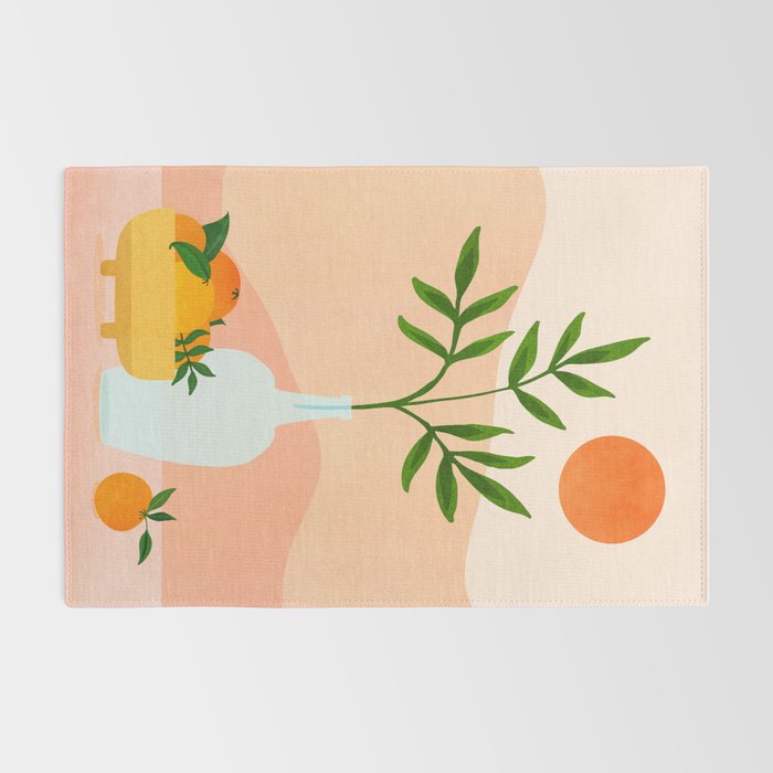 Summer Daze Botanical Still Life Rug Gallery Image 2