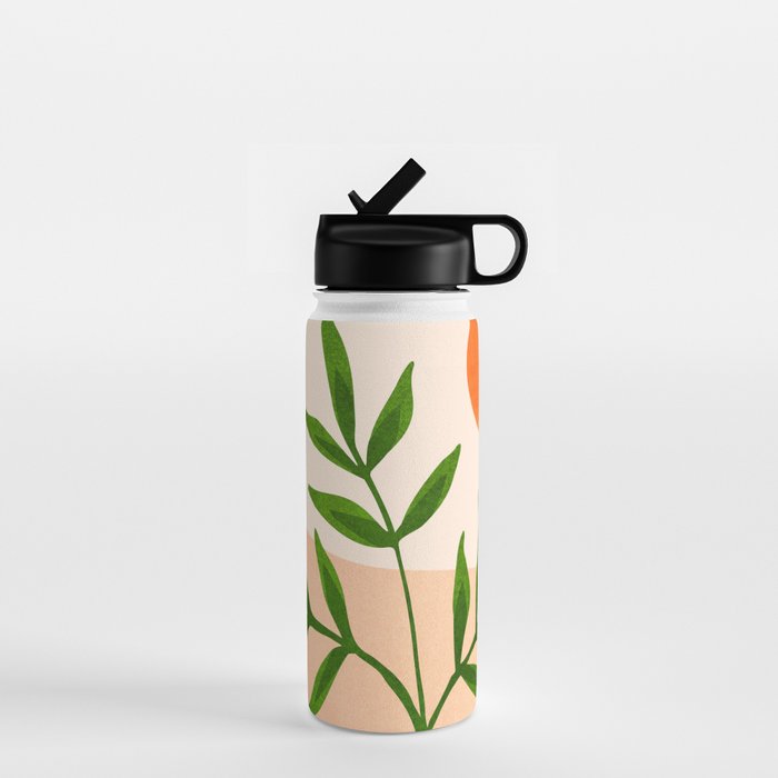 Summer Daze Botanical Still Life Water Bottle Gallery Image 1