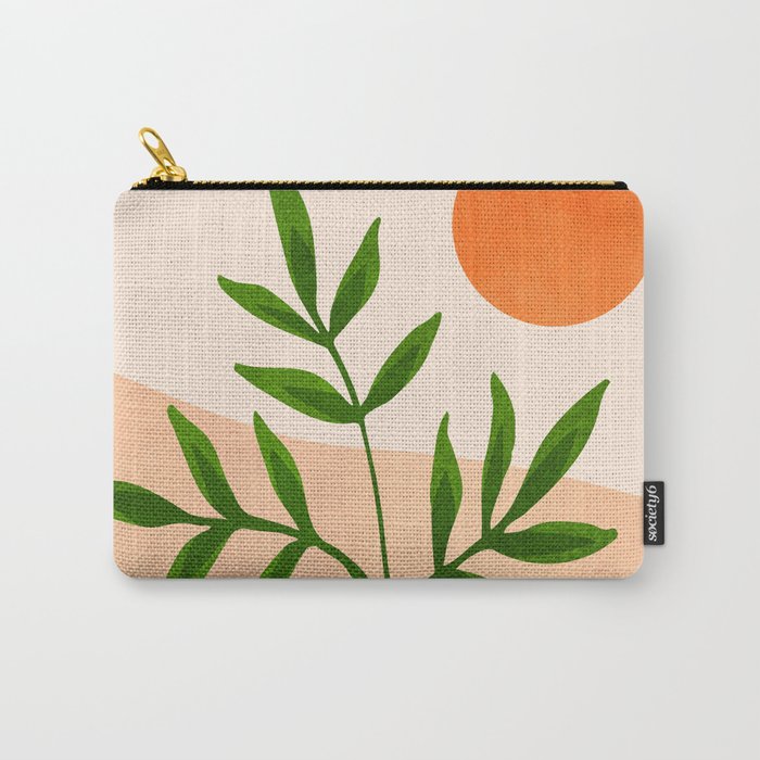 Summer Daze Botanical Still Life Carry All Pouch Gallery Image 1