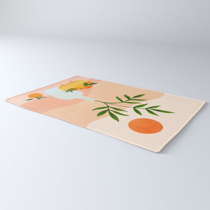 Summer Daze Botanical Still Life Rug Gallery Image 3