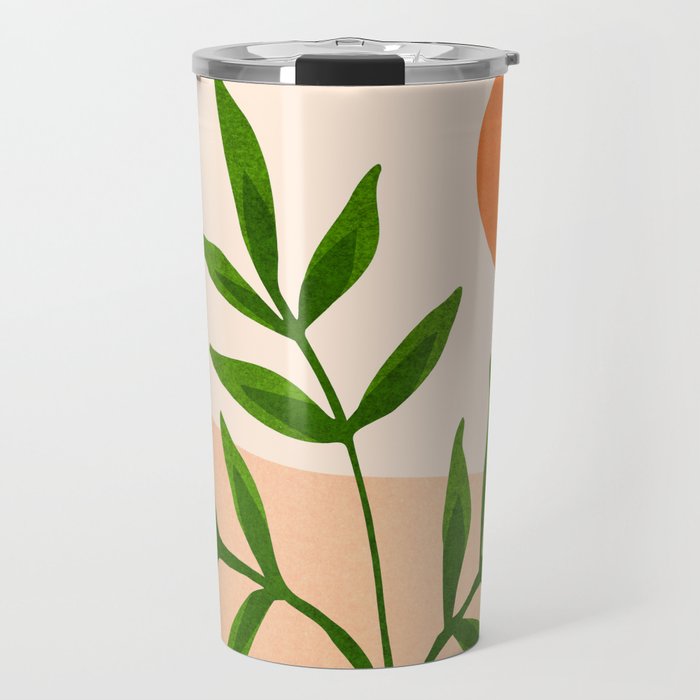 Summer Daze Botanical Still Life Travel Mug Gallery Image 1