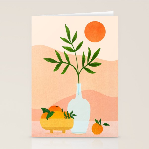 Summer Daze Botanical Still Life Stationery Card Gallery Image 1