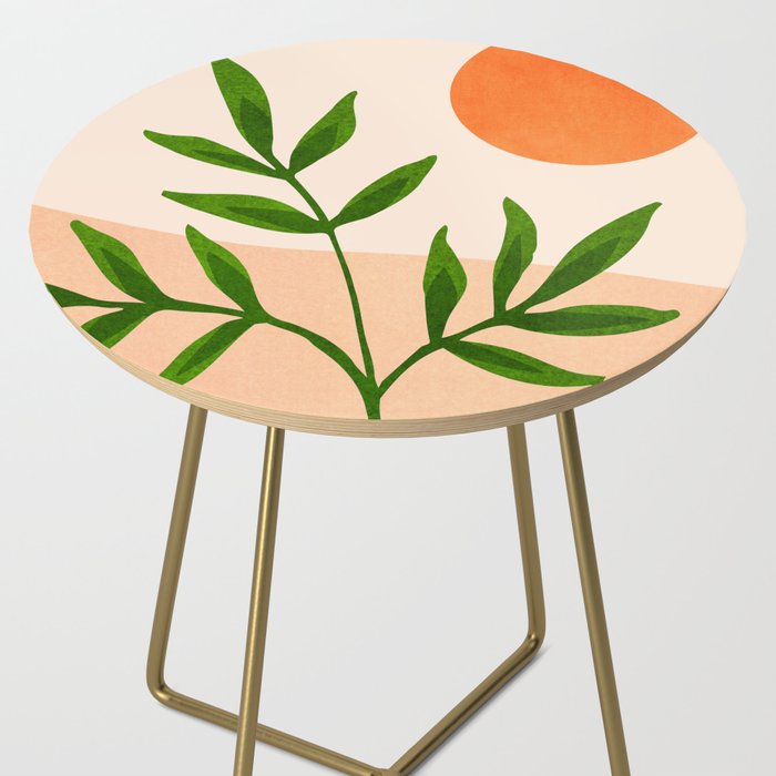 Summer Daze Botanical Still Life Side Table Gallery Image 2