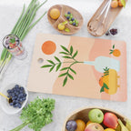 Summer Daze Botanical Still Life Cutting Board Gallery Image 2