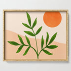 Summer Daze Botanical Still Life Serving Tray Gallery Image 1