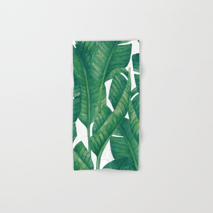 Jungle Leaves Tropical Botanical Bath Towel Gallery Image 1