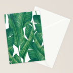 Jungle Leaves Tropical Botanical Stationery Card Gallery Image 2