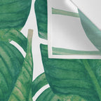 Jungle Leaves Tropical Botanical Wall Tapestry Gallery Image 3