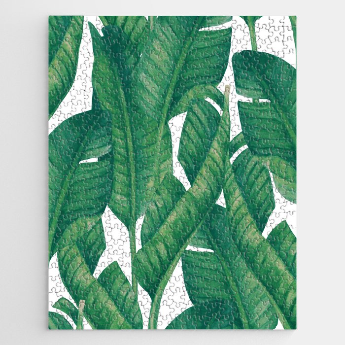 Jungle Leaves Tropical Botanical Jigsaw Puzzle Gallery Image 1