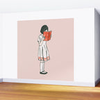Avid reader Wall Mural Gallery Image 2