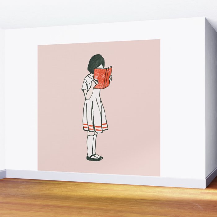 Avid reader Wall Mural Gallery Image 2